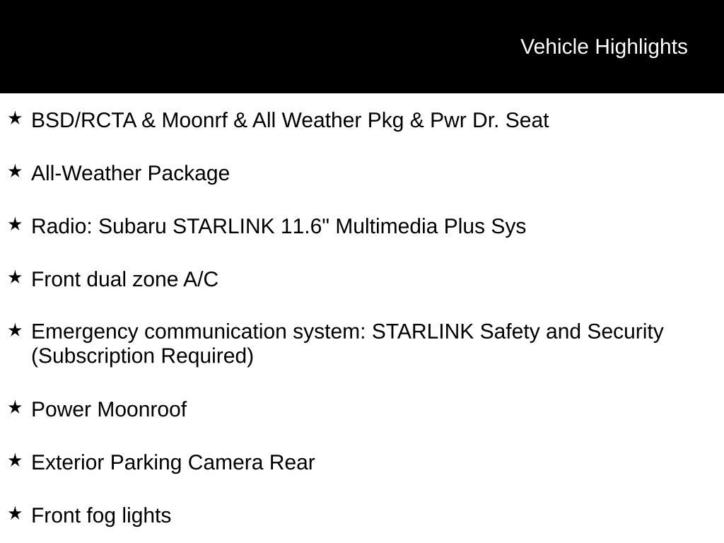 2024 Subaru Crosstrek Premium