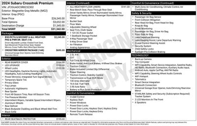 2024 Subaru Crosstrek Premium