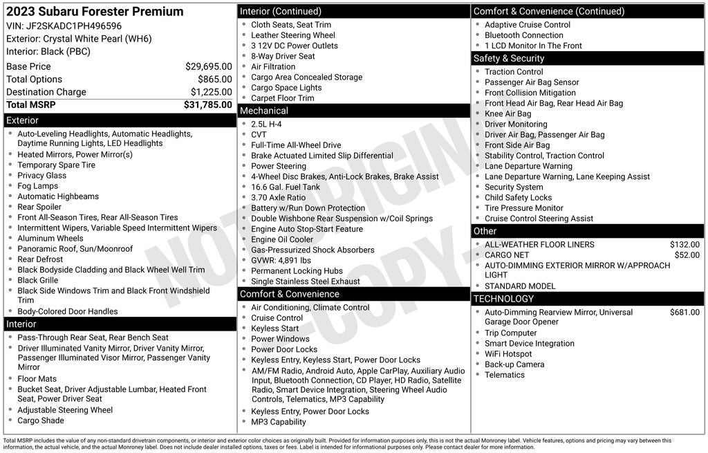 2023 Subaru Forester Premium