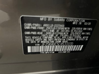 2020 Subaru Forester Limited
