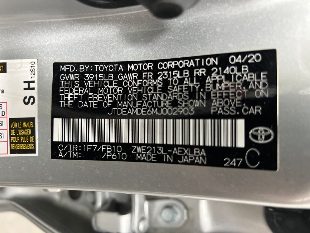 2021 Toyota Corolla Hybrid LE