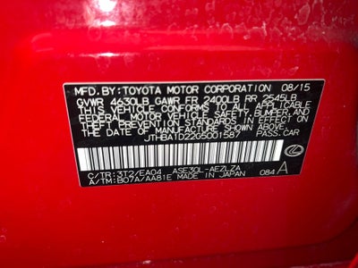 2016 Lexus IS 200t