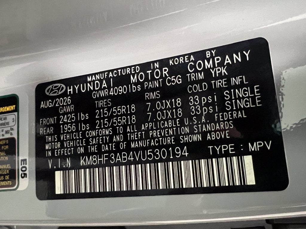 2027 Hyundai KONA SEL Sport