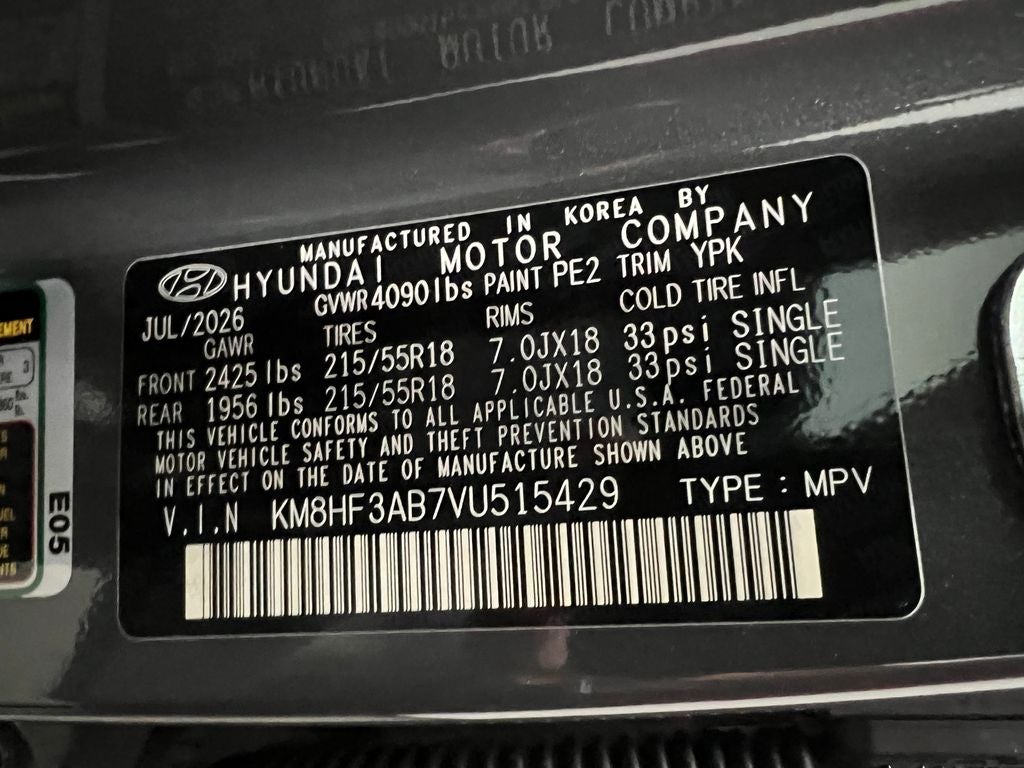 2027 Hyundai KONA SEL Sport