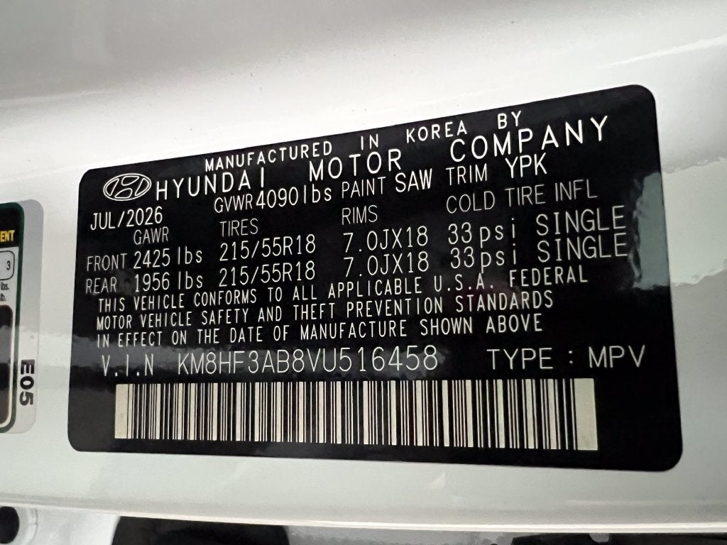 2027 Hyundai KONA SEL Sport