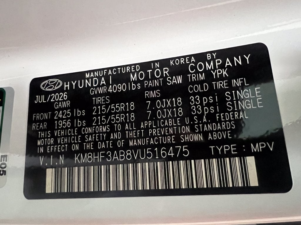 2027 Hyundai KONA SEL Sport