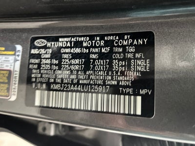 2020 Hyundai TUCSON SE