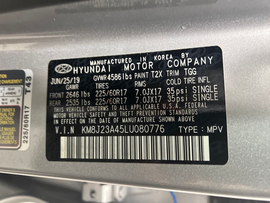 2020 Hyundai TUCSON SE