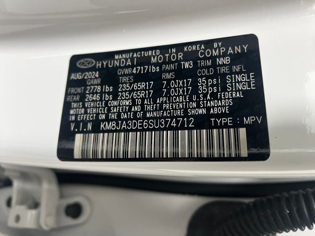 2025 Hyundai TUCSON SE