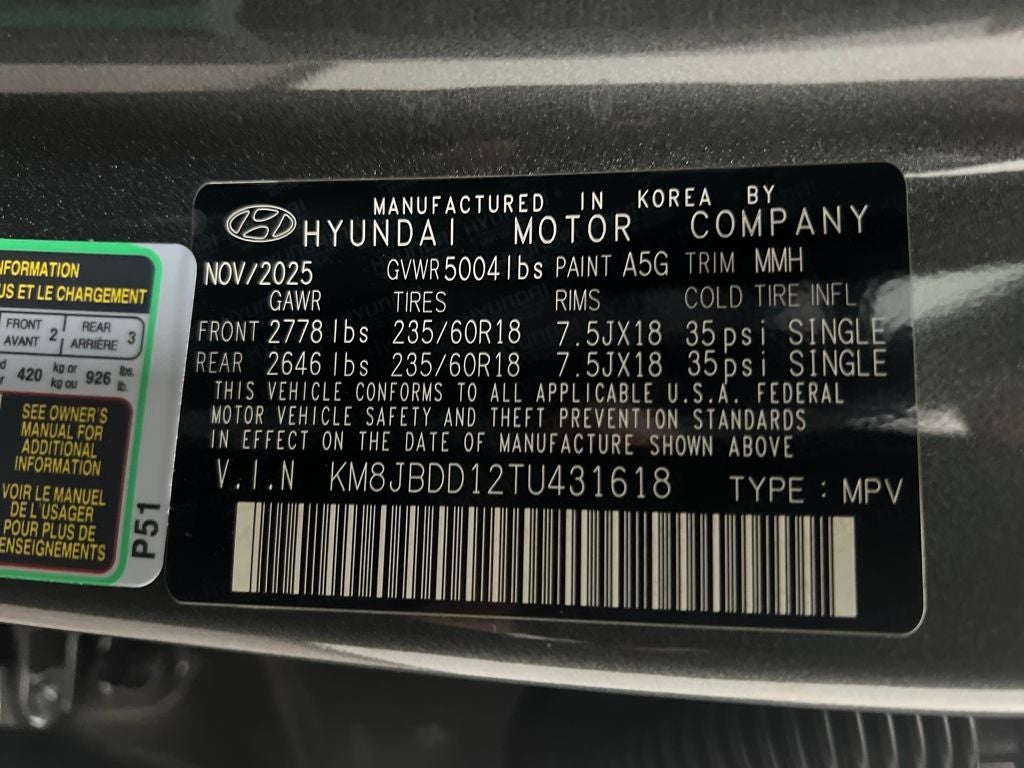 2026 Hyundai TUCSON HYBRID SEL