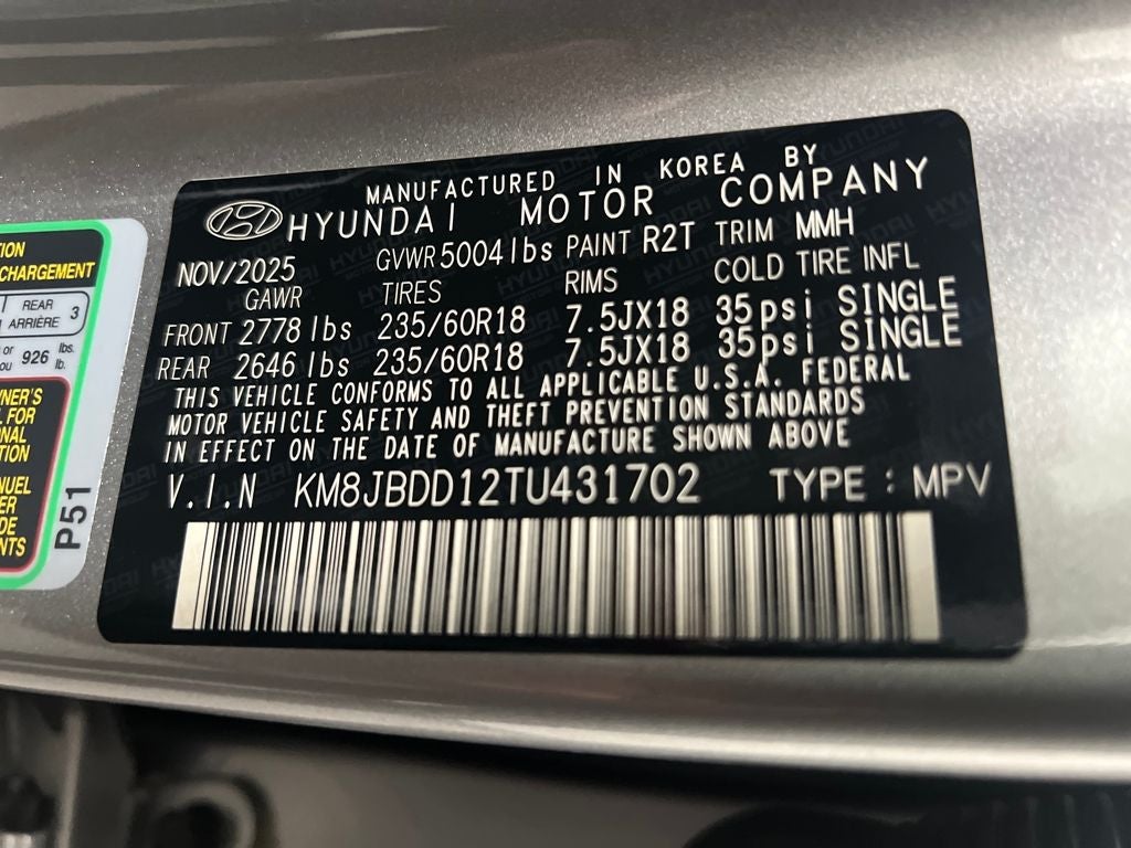 2026 Hyundai TUCSON HYBRID SEL