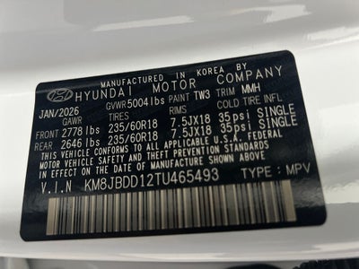 2026 Hyundai TUCSON HYBRID SEL