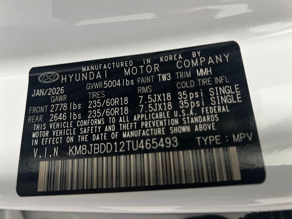 2026 Hyundai TUCSON HYBRID SEL