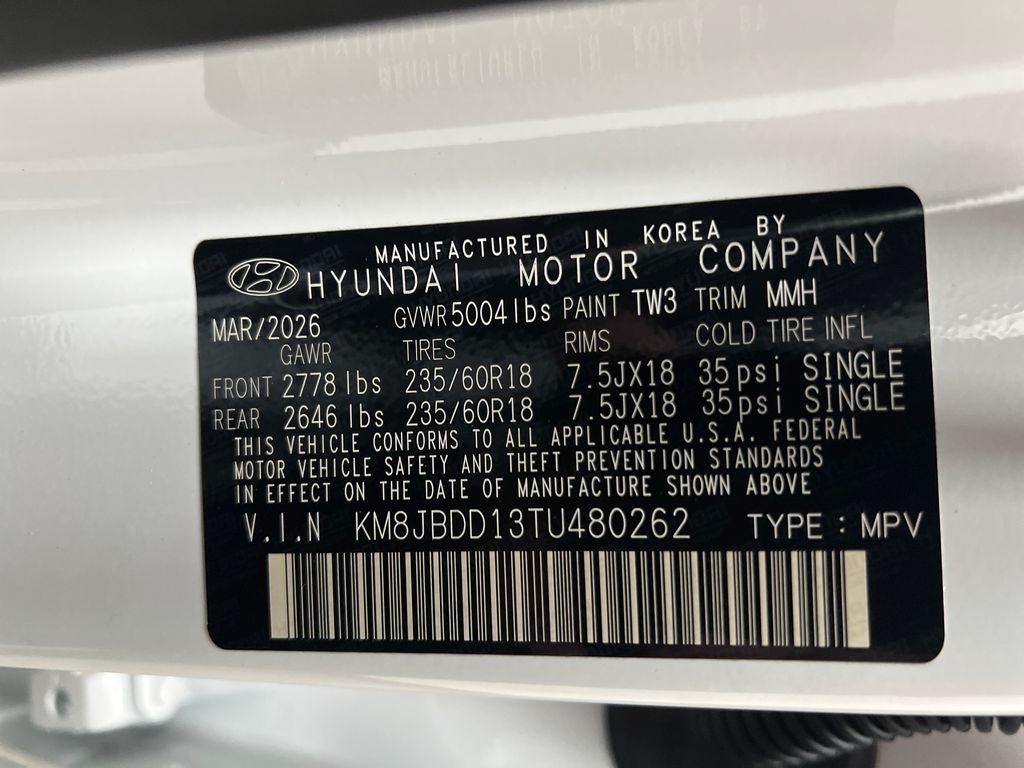 2026 Hyundai TUCSON HYBRID SEL