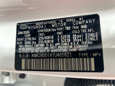 2026 Hyundai TUCSON HYBRID SEL