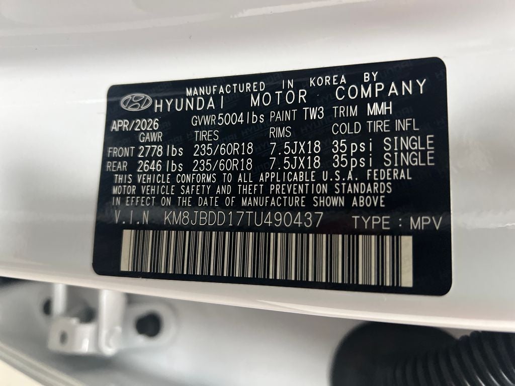2026 Hyundai TUCSON HYBRID SEL