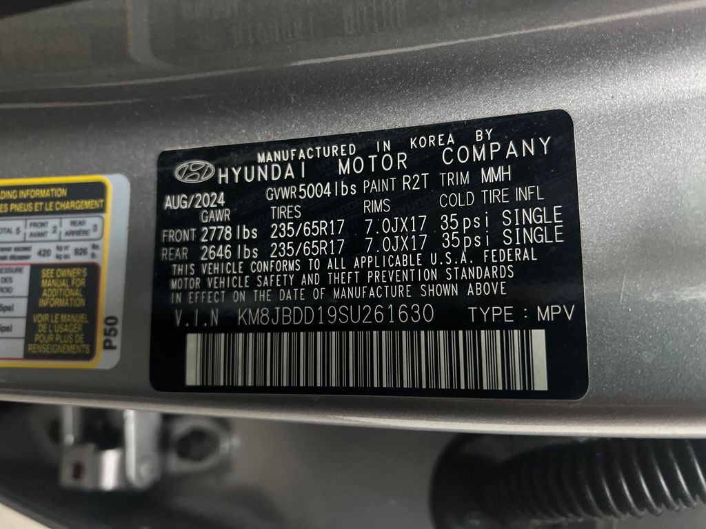 2025 Hyundai TUCSON HYBRID Blue