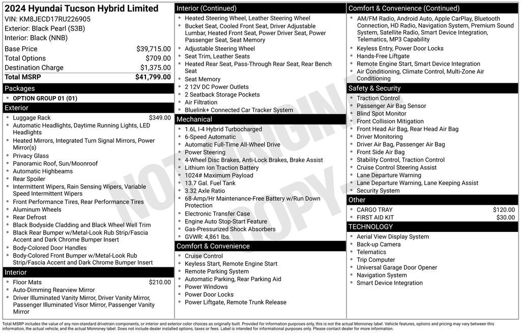 2024 Hyundai TUCSON HYBRID Limited