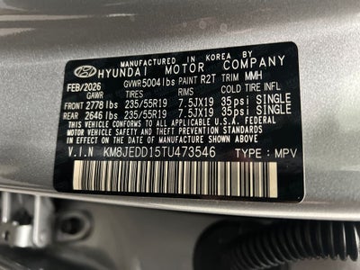 2026 Hyundai TUCSON HYBRID Limited