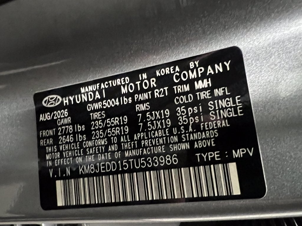 2026 Hyundai TUCSON HYBRID Limited