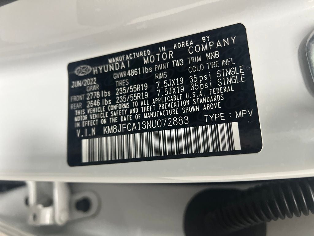 2022 Hyundai TUCSON HYBRID SEL Convenience