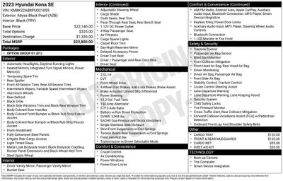 2023 Hyundai KONA SE