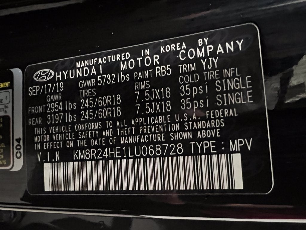 2020 Hyundai PALISADE SEL
