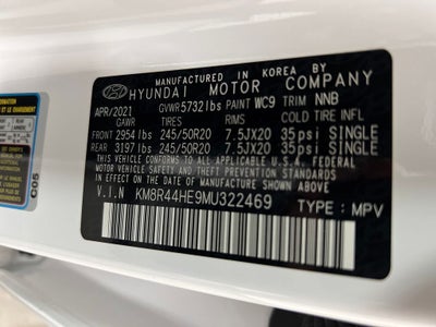 2021 Hyundai PALISADE SEL