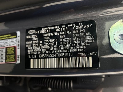 2026 Hyundai PALISADE SE