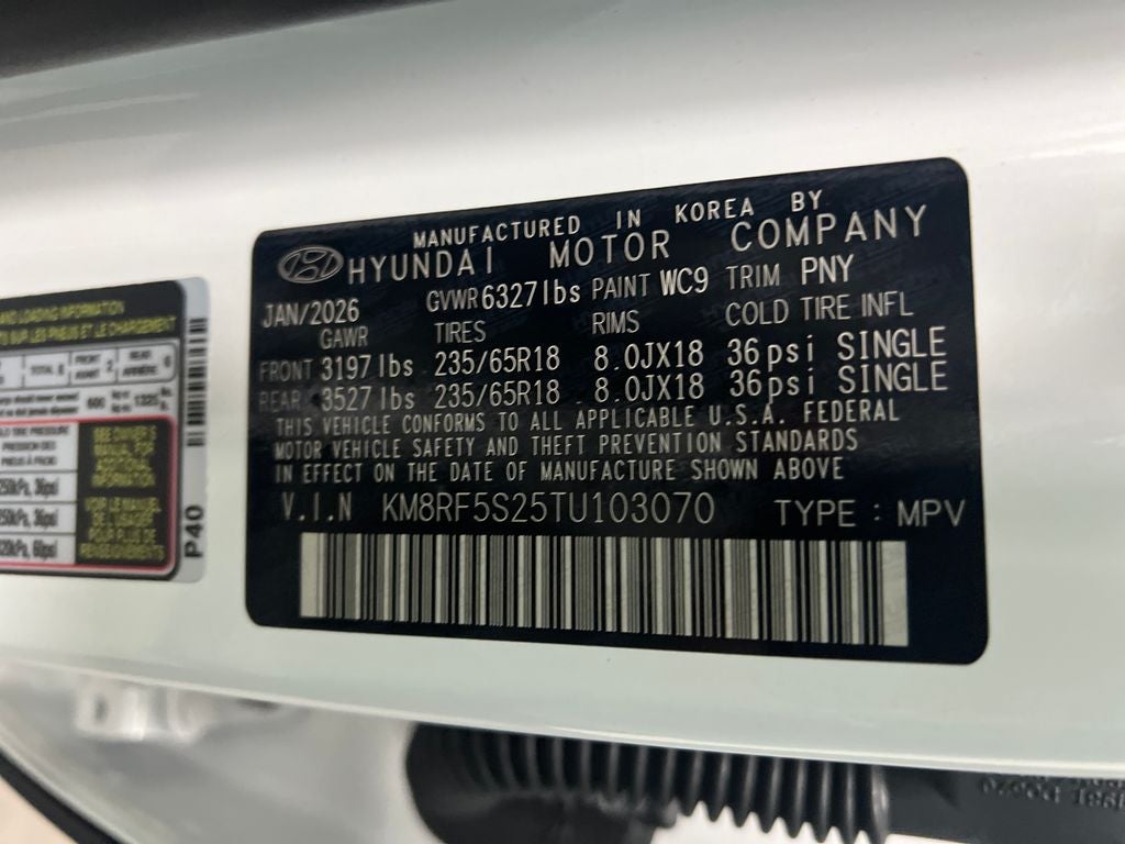 2026 Hyundai PALISADE SE
