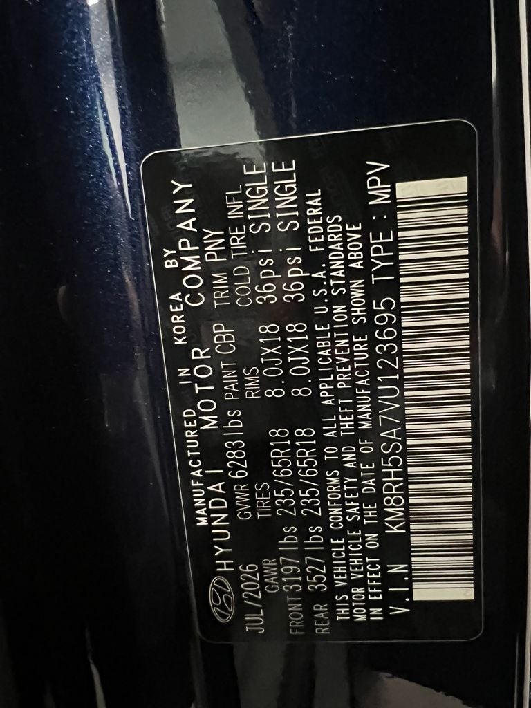 2027 Hyundai PALISADE HYBRID Blue SEL Premium 7 Passenger