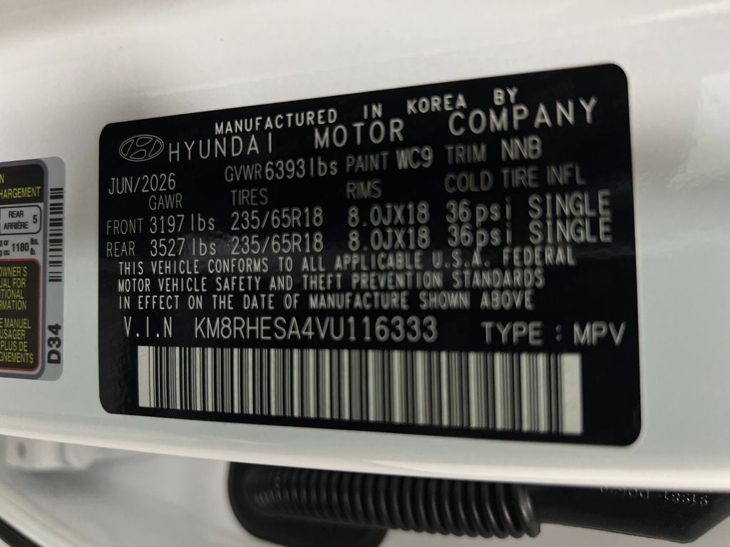 2027 Hyundai PALISADE HYBRID SEL Premium 7 Passenger