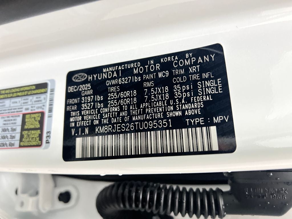 2026 Hyundai PALISADE XRT Pro