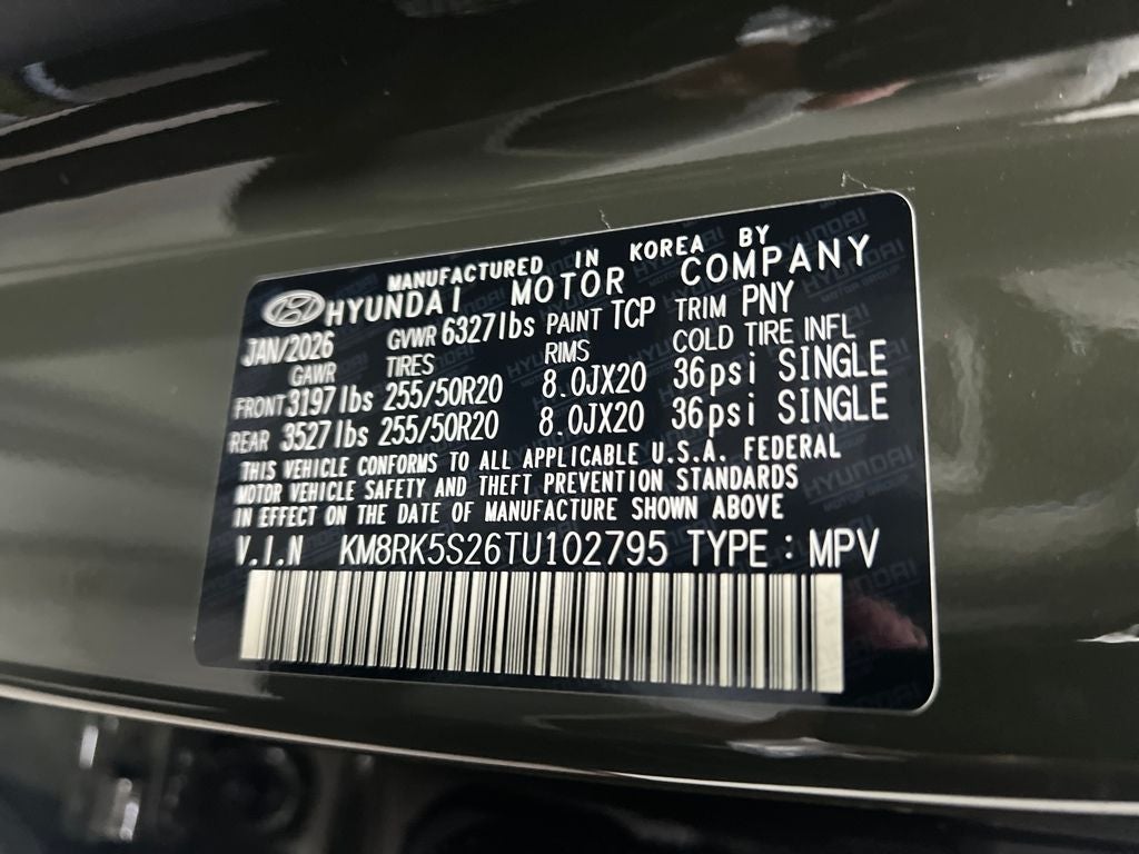 2026 Hyundai PALISADE Limited