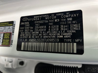 2026 Hyundai PALISADE SEL 7 Passenger