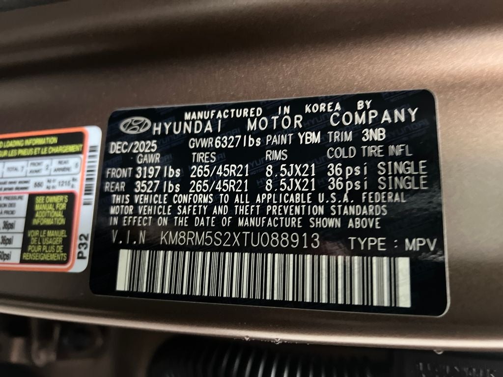 2026 Hyundai PALISADE Calligraphy