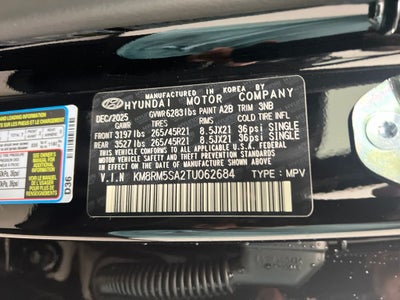 2026 Hyundai PALISADE HYBRID Calligraphy