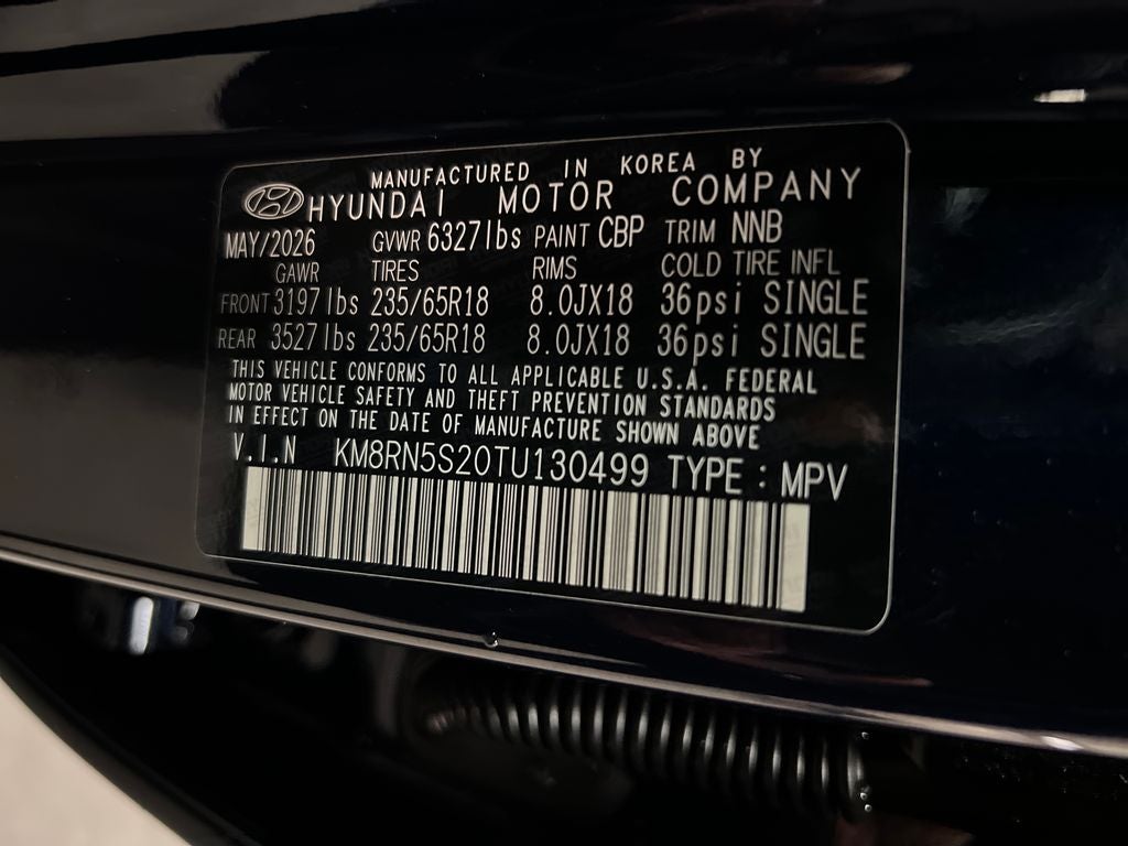 2026 Hyundai PALISADE SEL Premium 7 Passenger