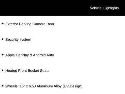2021 Hyundai IONIQ ELECTRIC SE