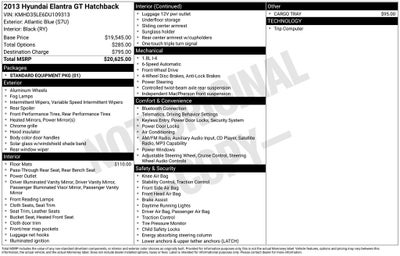 2013 Hyundai ELANTRA GT Base