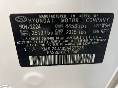 2025 Hyundai SONATA SE
