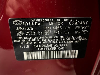 2026 Hyundai SONATA SE