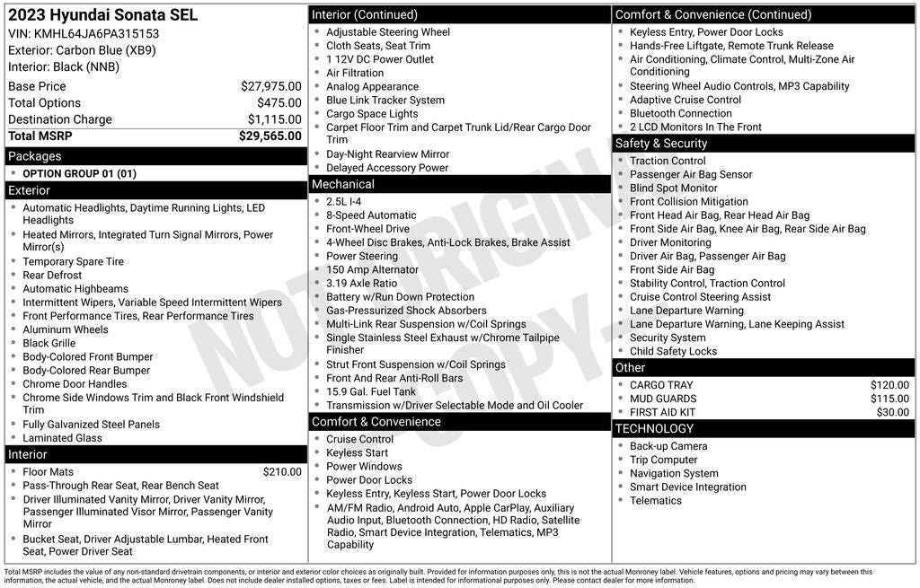 2023 Hyundai SONATA SEL