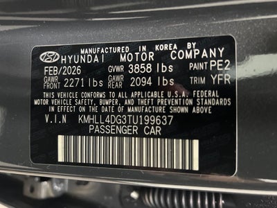 2026 Hyundai ELANTRA SE