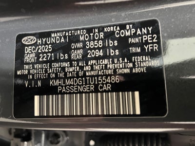 2026 Hyundai ELANTRA SEL Sport