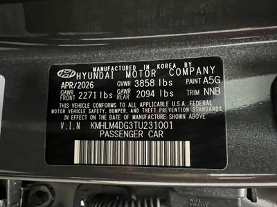 2026 Hyundai ELANTRA SEL Sport
