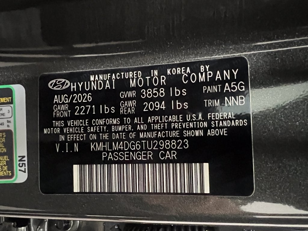 2026 Hyundai ELANTRA SEL Sport Plus