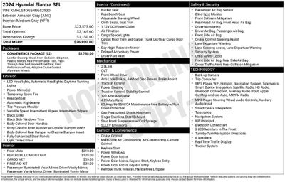 2024 Hyundai ELANTRA SEL
