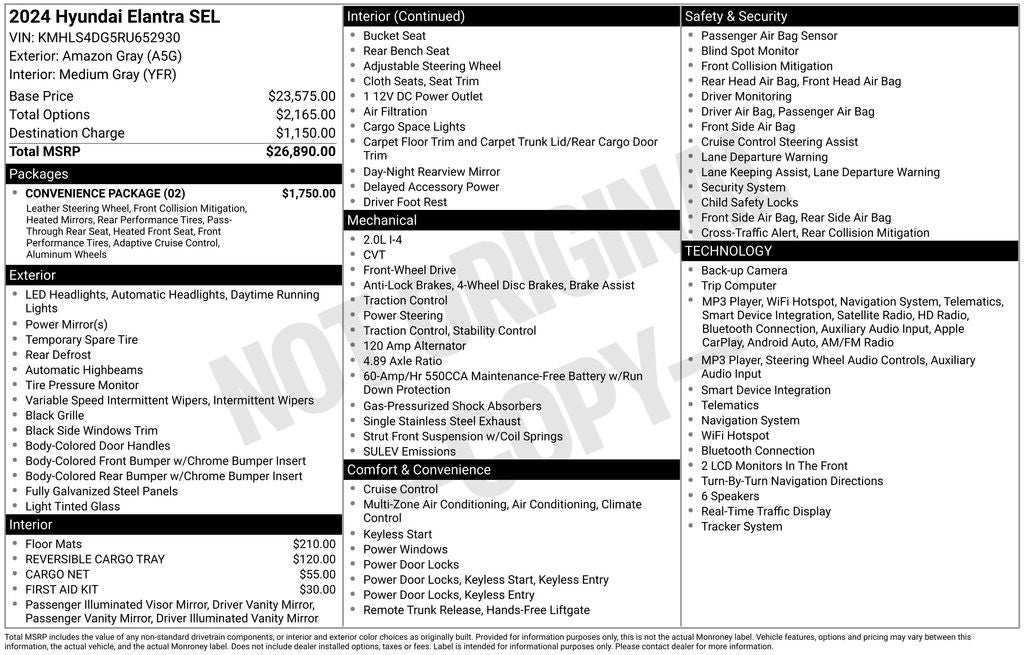 2024 Hyundai ELANTRA SEL