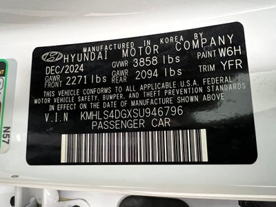 2025 Hyundai ELANTRA SEL Convenience